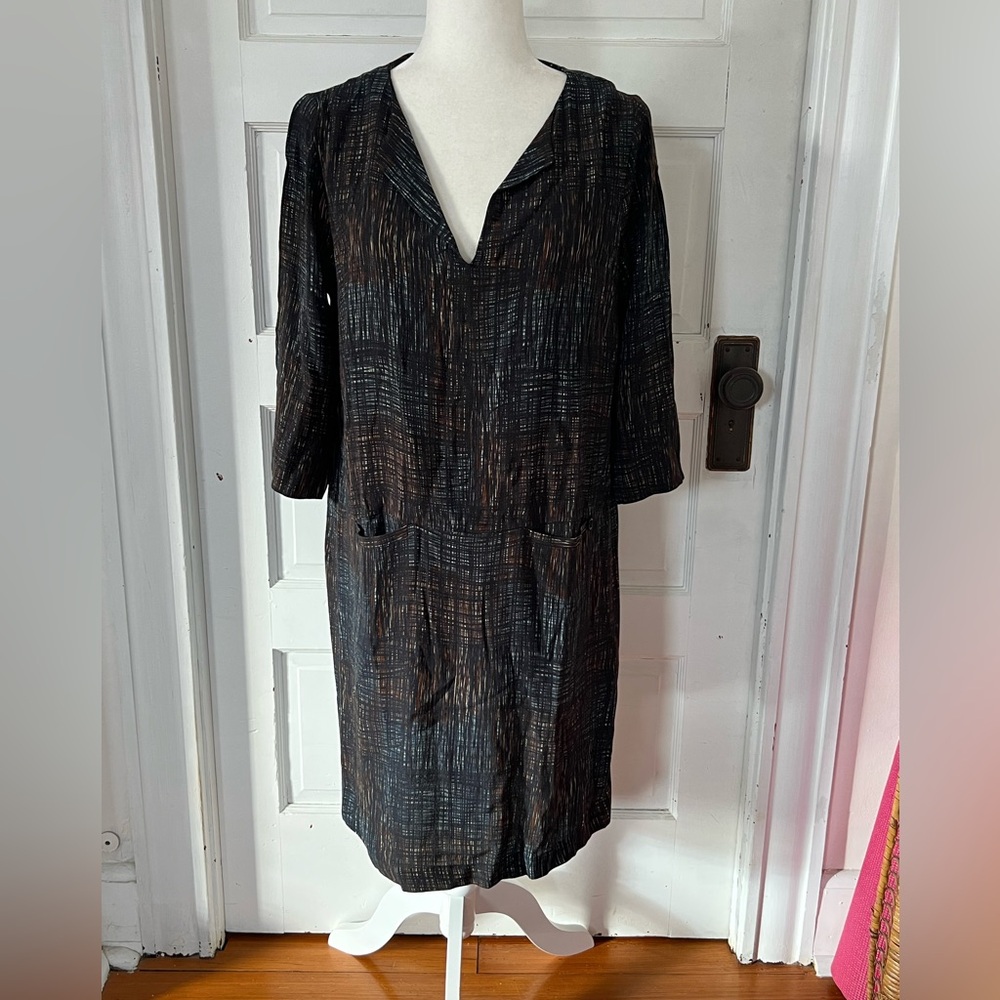Ottod'Ame | Shift V-neck Dress
